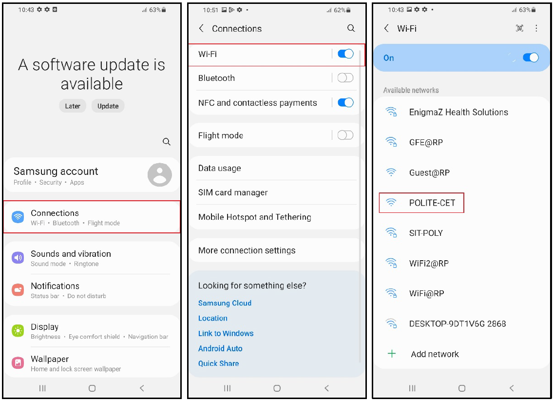 Find POLITE-CET. Find POLITE-CET.