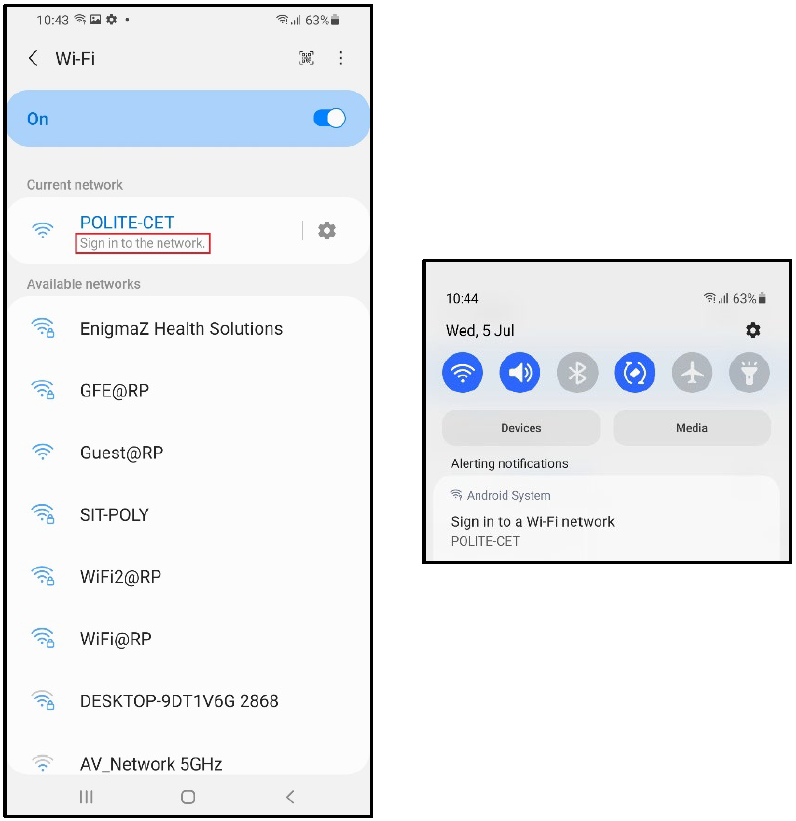 Open the sign-in page. Open the sign-in page.